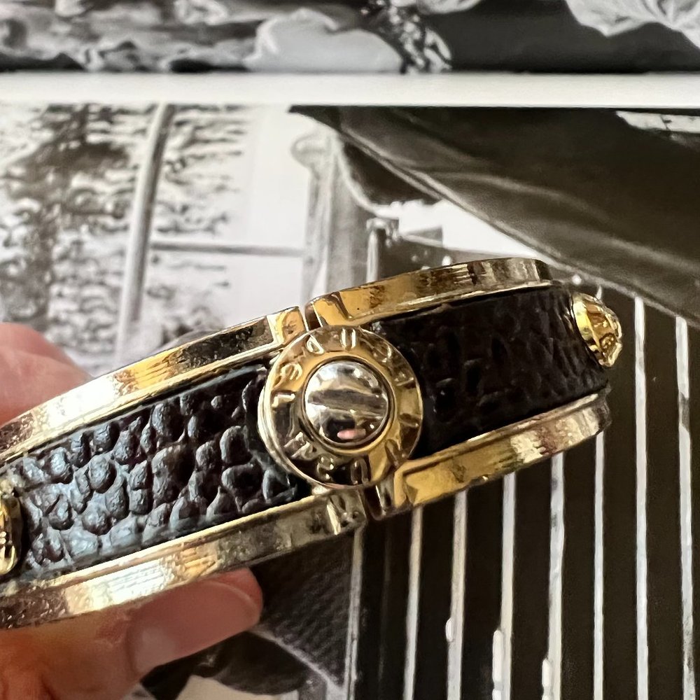 Henri Bendel Leather Rivet Bracelet